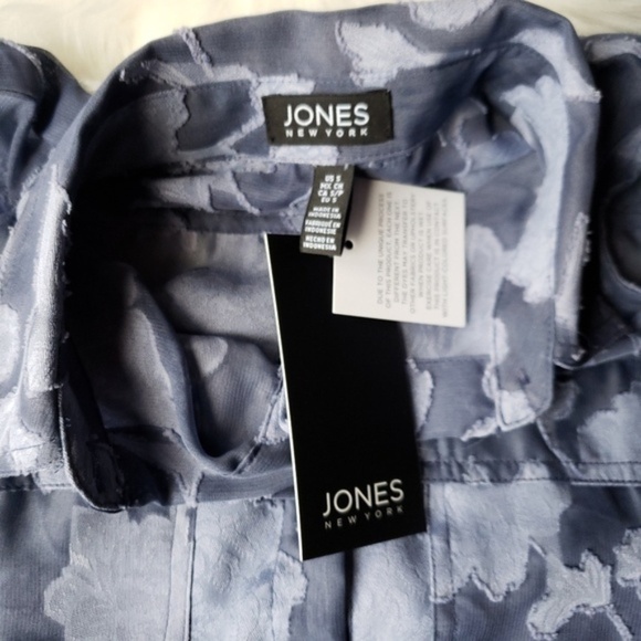 NWT Jones New York Floral Textured Sleeveles Top S - Picture 4 of 7